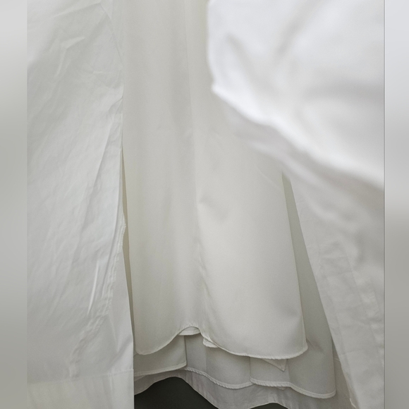 Mare Mare x Anthropologie White Strapless Seamed A-Line Midi Dress, XL - Picture 11 of 15